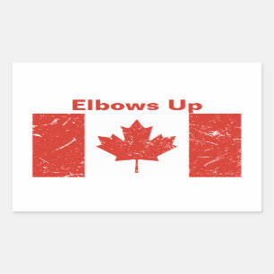 Elbows Up Sticker
