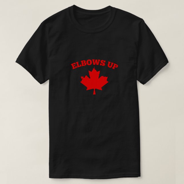 elbows up T-Shirt (Design Front)