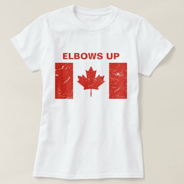 Elbows Up T-Shirt (Design Front)
