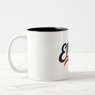 elbows up  Two-Tone coffee mug