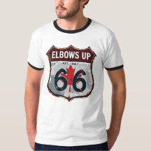  Elbows Up - Vintage Canadian Shield Sign
