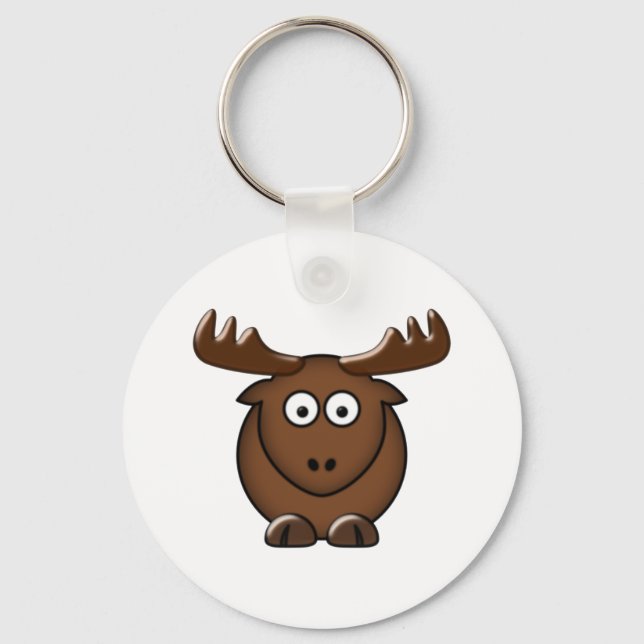 Elch moose keychain (Front)