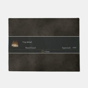 Elden Ring doormat, "Trap ahead" rated Doormat