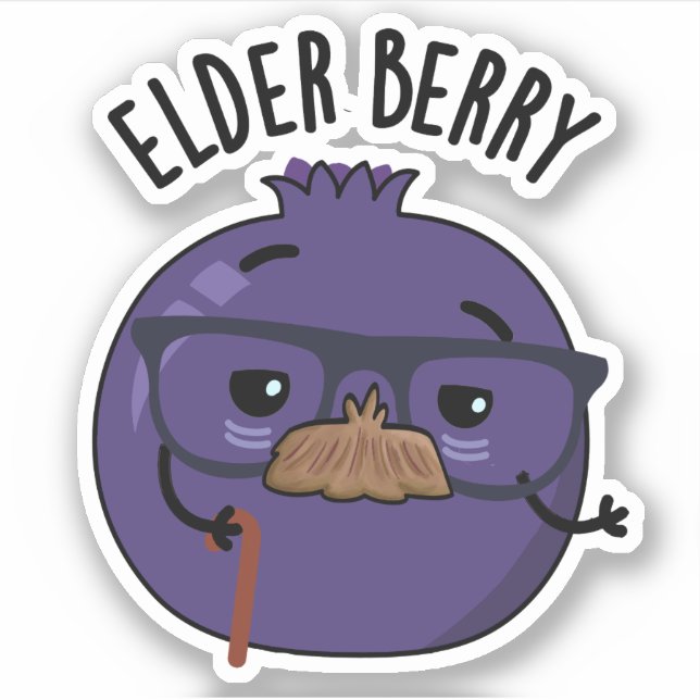 Elder-berry Funny Berry Pun  (Front)