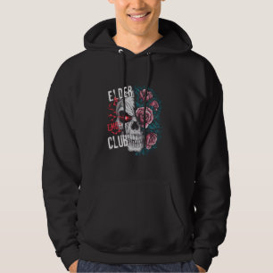 Elder Emo Club Vintage Melancholic Aesthetic Hoodie
