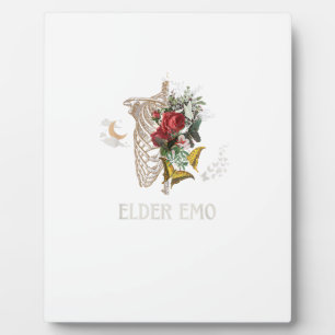 Elder Emo Funny Goth Older Gothic Cottagecore Gobl Plaque