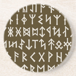 Elder Futhark Runes Coaster
