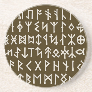 Elder Futhark Runes Coaster