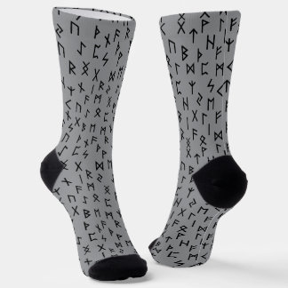 Elder futhark runes socks