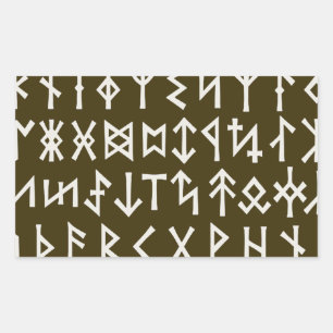 Elder Futhark Runes Sticker