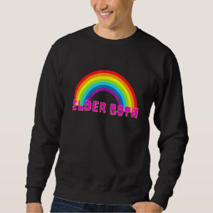 Elder Goth Gothic Rainbow Sweatshirt