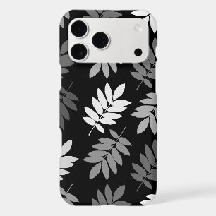 Elder Leaf Lg Pattern Black White Grey