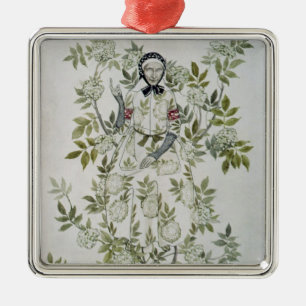 Elder Tree Mother' Metal Ornament