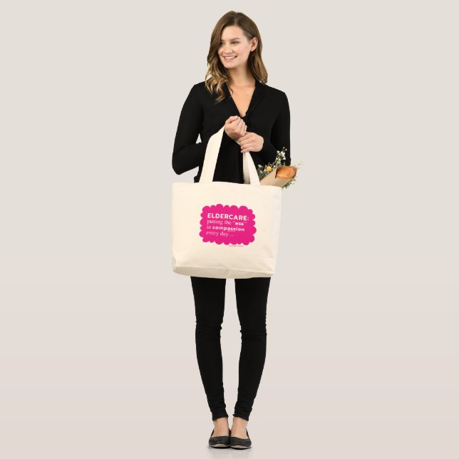 Eldercare Large Tote Bag (Front (Model))