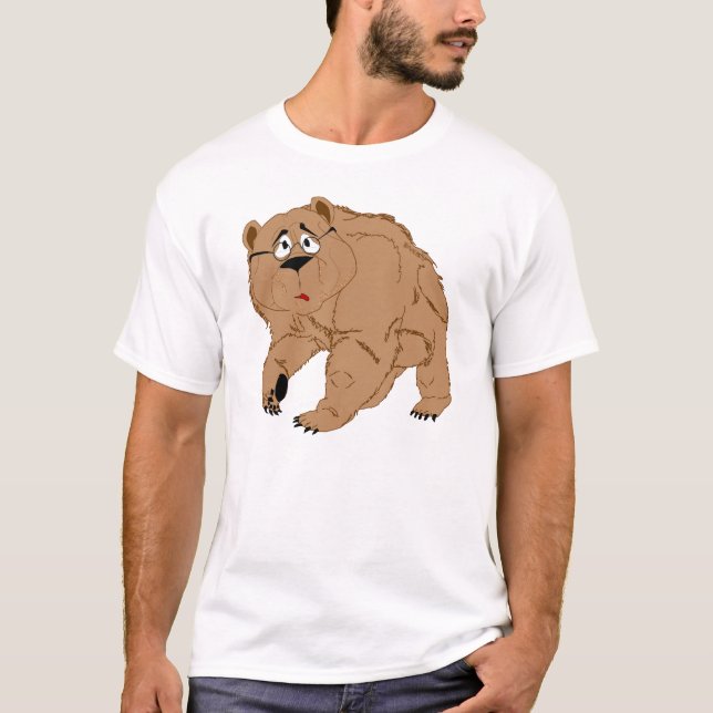 Elderly CaliBear, a real native T-Shirt (Front)