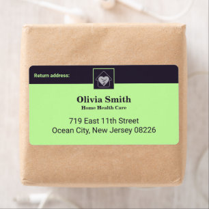 Elderly Care Custom Return Address Label