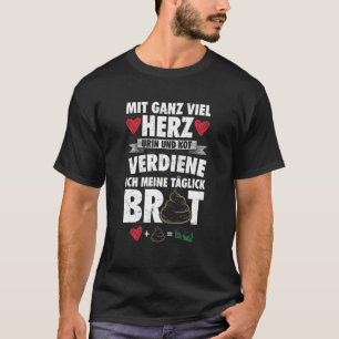 Elderly Care Device With Lots Of Heart, Urine And T-Shirt