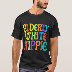 Elderly White Hippie Trending T-Shirt