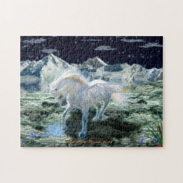 Elderon le seigneur Fantasy Art Puzzle de Pegasus (Horizontal)