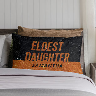Eldest Daughter Trendy Life Of A Daughter Funny Lumbar Pillow