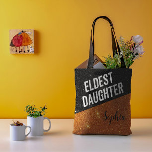 Eldest Daughter Trendy Life Of A Daughter Funny Tote Bag