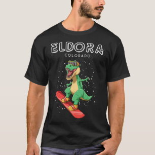 Eldora Colorado - T-Rex Snowboard Cadeau Pullover 