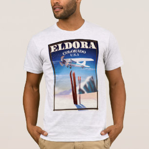 Eldora Colorado travel poster. T-Shirt