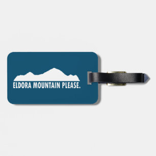 Eldora Mountain Colorado Please Luggage Tag