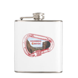 Eldorado Canyon Climbing Carabiner Hip Flask