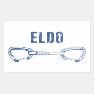 Eldorado Canyon Climbing Quickdraw Sticker