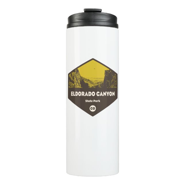Eldorado Canyon State Park Colorado Thermal Tumbler (Front)