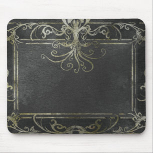 Eldrich Mouse Mat (Black and Gold)