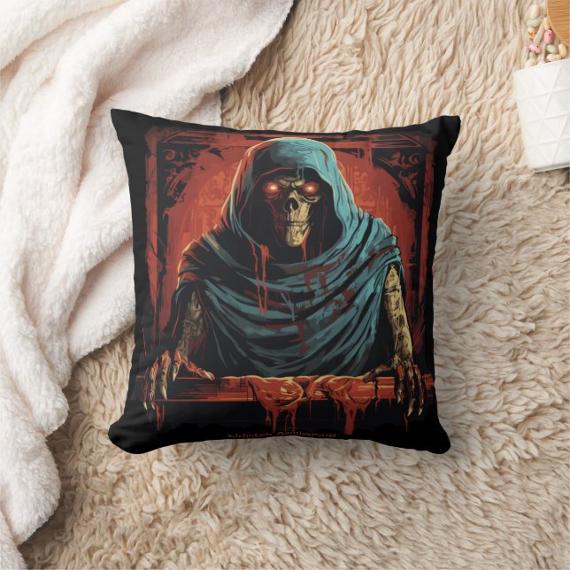 Eldritch Awakening Throw Pillow (Blanket)