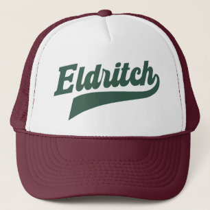 Eldritch League Script – Vintage Lovecraftian Trucker Hat