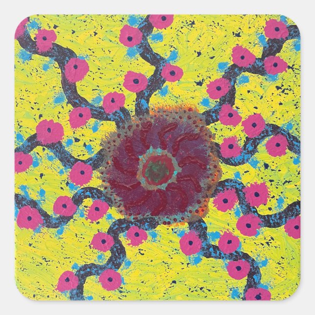 Eldritch Vigil Square Sticker (Front)