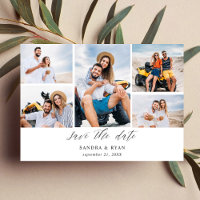Ele Chic 5 Multi Photo Save the Date 