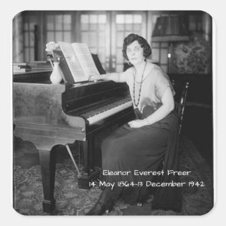 Eleanor Everest Freer Square Sticker