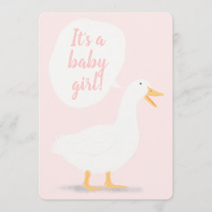 Eleanor les invitations à la douche bébé canard