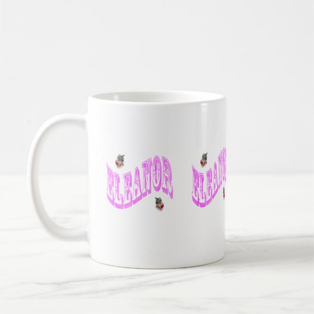 Eleanor Name Logo, Coffee Mug (Left)