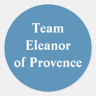 Eleanor of Provence, Queen of England Classic Round Sticker