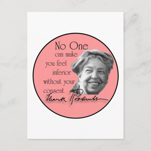Eleanor Roosevelt - First Lady of the World Postcard (Front)