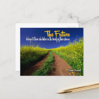 Eleanor Roosevelt Inspirational Quote "The future"