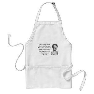 Eleanor Roosevelt Quote 4b Standard Apron