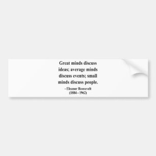 Eleanor Roosevelt Quote 5a Bumper Sticker