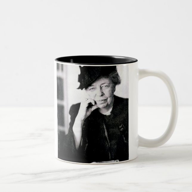 Eleanor Roosevelt Two-Tone Coffee Mug (Right)