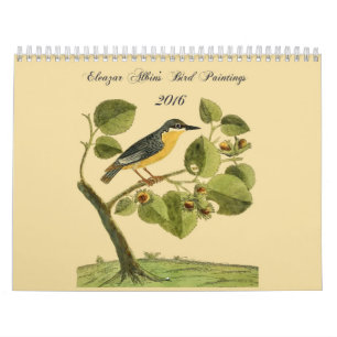 Eleazar Albin's Bird Paintings 2016 Calendar