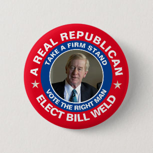 Elect Bill Weld 2 Inch Round Button