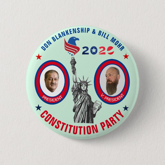 Elect Blankenship & Mohr 2020 2 Inch Round Button (Front)