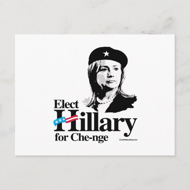 Elect Hillary for Chenge Postcard (Front)