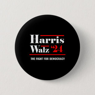 Elect Kamala Harris & Tim Walz 2024 2 Inch Round Button